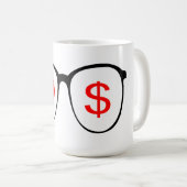Liebe und Geld - Tasse (VorderseiteRechts)