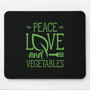Liebe und Gemüse Mousepad