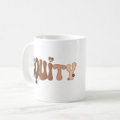Liebe und Gerechtigkeit Kaffeetasse (Vorderseite Links)