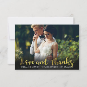 Liebe und glatte kundenspezifische Fotografie des Dankeskarte