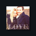 Liebe und Glitzern Foto Leinwanddruck<br><div class="desc">Vollblutende Foto Leinwand. Personalisieren Sie es mit Ihrem Hochzeitsdatum, Familiennamen oder jedem beliebigen Text Ihrer Wahl für ein schönes und einzigartiges Stück Wandkunst.</div>