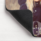 Liebe und Glitzern-Foto Mousepad (Ecke)