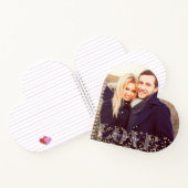 Liebe und Glitzern Foto Notizblock (Innenseite)
