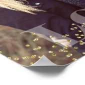 Liebe und Glitzern Foto Poster (Ecke)