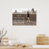 Liebe und Glory Ceili Moore Irish Dance Poster (Küche)