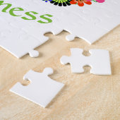 Liebe und Glück auf Weiß Puzzle (Seite)