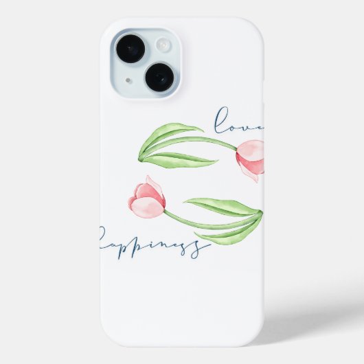 Liebe und Glück Case-Mate iPhone Hülle (Rückseite)