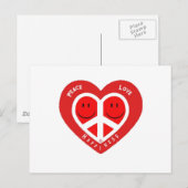 Liebe und Glück II Postkarte (Vorne/Hinten)