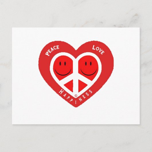 Liebe und Glück II Postkarte (Vorderseite)