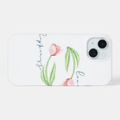 Liebe und Glück iPhone 15 Hülle (Rückseite (Horizontal))