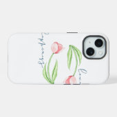 Liebe und Glück iPhone 15 Hülle (Rückseite (Horizontal))
