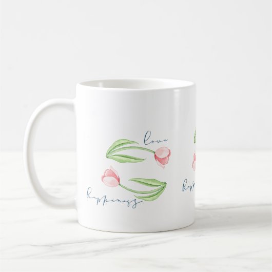 Liebe und Glück Kaffeetasse (Links)