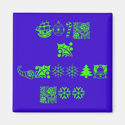 Liebe und Glück Magnet (Vorne)