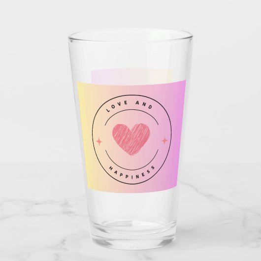 Liebe und Glück Tasse (Rückseite)