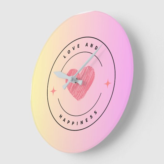 Liebe und glückliche Uhr (Winkel)