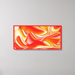 Liebe und Gold Abstract 3D Regenbogenkunst Leinwanddruck
