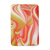 Liebe und Gold Abstrakt 3D Rainbowart Badematte (Vorderseite Vertikal)