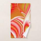 Liebe und Gold Abstrakt 3D Rainbowart Badhandtuch Set (Handtuch)