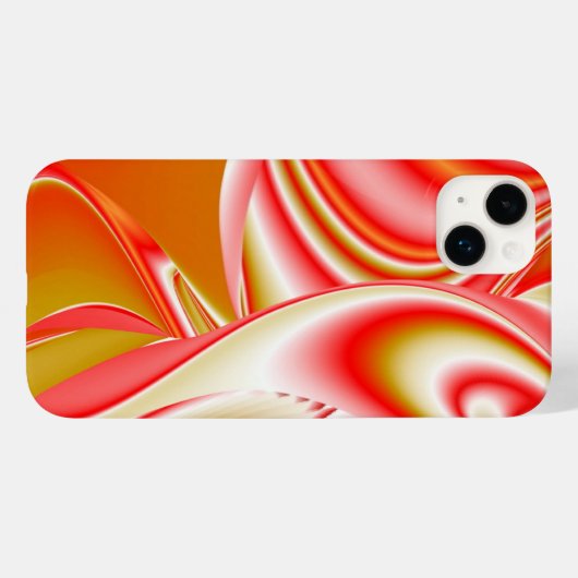 Liebe und Gold Abstrakt 3D Rainbowart Case-Mate iPhone Hülle (Rückseite (Horizontal))