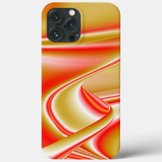 Liebe und Gold Abstrakt 3D Rainbowart Case-Mate iPhone Hülle (Rückseite)