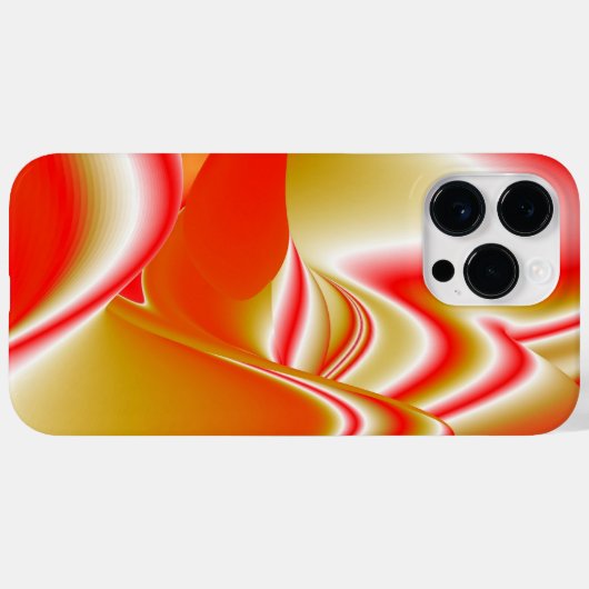 Liebe und Gold Abstrakt 3D Rainbowart Case-Mate iPhone Hülle (Rückseite (Horizontal))