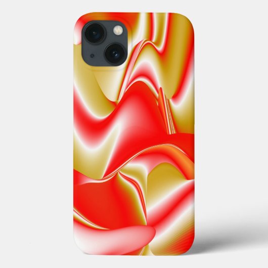 Liebe und Gold Abstrakt 3D Rainbowart Case-Mate iPhone Hülle (Rückseite)