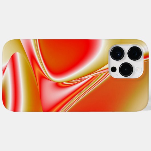 Liebe und Gold Abstrakt 3D Rainbowart Case-Mate iPhone Hülle (Rückseite (Horizontal))