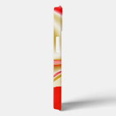 Liebe und Gold Abstrakt 3D Rainbowart Case-Mate iPhone Hülle (Rückseite / Rechts)