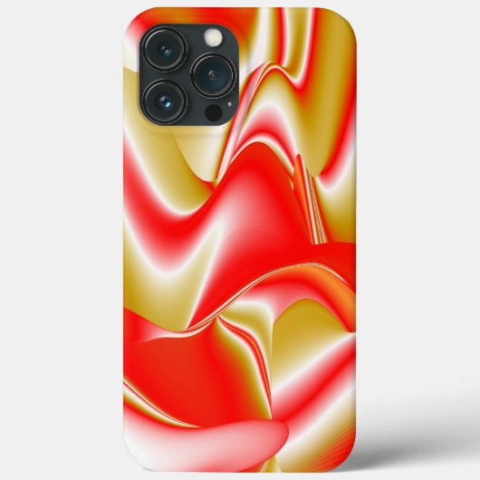 Liebe und Gold Abstrakt 3D Rainbowart Case-Mate iPhone Hülle (Rückseite)