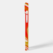 Liebe und Gold Abstrakt 3D Rainbowart Case-Mate iPhone Hülle (Rückseite / Links)