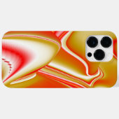 Liebe und Gold Abstrakt 3D Rainbowart Case-Mate iPhone Hülle (Rückseite (Horizontal))