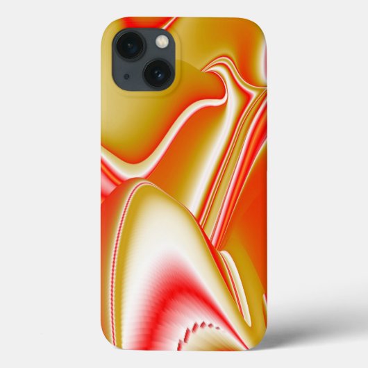 Liebe und Gold Abstrakt 3D Rainbowart Case-Mate iPhone Hülle (Rückseite)