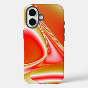 Liebe und Gold Abstrakt 3D Rainbowart iPhone 16 Hülle