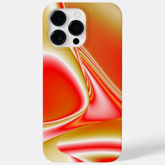 Liebe und Gold Abstrakt 3D Rainbowart Case-Mate iPhone Hülle (Rückseite)