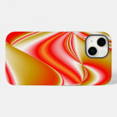 Liebe und Gold Abstrakt 3D Rainbowart Case-Mate iPhone Hülle (Rückseite (Horizontal))