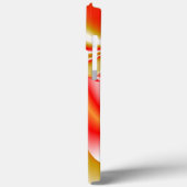 Liebe und Gold Abstrakt 3D Rainbowart Case-Mate iPhone Hülle (Rückseite / Links)