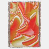 Liebe und Gold Abstrakt 3D Rainbowart Decke (Vorderseite Vertikal)