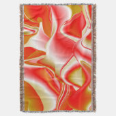 Liebe und Gold Abstrakt 3D Rainbowart Decke (Vorderseite Vertikal)