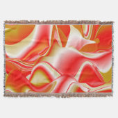 Liebe und Gold Abstrakt 3D Rainbowart Decke (Vorderseite)