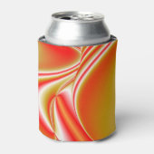 Liebe und Gold Abstrakt 3D Rainbowart Dosenkühler (Kanne Vorderseite)