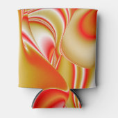 Liebe und Gold Abstrakt 3D Rainbowart Dosenkühler (Vorderseite)