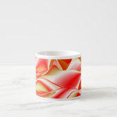 Liebe und Gold Abstrakt 3D Rainbowart Espressotasse (Vorderseite)