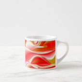 Liebe und Gold Abstrakt 3D Rainbowart Espressotasse (Rechts)