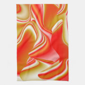 Liebe und Gold Abstrakt 3D Rainbowart Geschirrtuch (Vertikal)