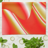 Liebe und Gold Abstrakt 3D Rainbowart Geschirrtuch (Gefaltet)