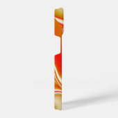 Liebe und Gold Abstrakt 3D Rainbowart iPhone Hülle (Rechte Seite)