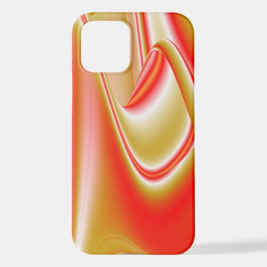 Liebe und Gold Abstrakt 3D Rainbowart iPhone Hülle (Rückseite)