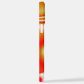 Liebe und Gold Abstrakt 3D Rainbowart iPhone Hülle (Rechte Seite)