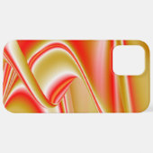 Liebe und Gold Abstrakt 3D Rainbowart iPhone Hülle (Hinten horizontal)