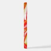 Liebe und Gold Abstrakt 3D Rainbowart iPhone Hülle (Rechte Seite)